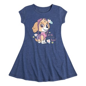 Girls' - Paw Patrol - Adventure Begin Fit & Flair Cap Sleeve Dress - 1 of 4