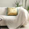 Amelie Home Retro Square Velvet Throw Pillow - 4 of 4