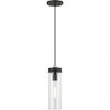 Livex Lighting Devoe 1 - Light Pendant in  Black/Brushed Nickel - 3 of 4
