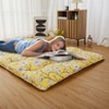 Nasitip Floor Futon Mattress, Modern Floral Printed Tatami Mat,Roll Up Sleeping Pad Portable for Guest Room, Dormitory - 2 of 4