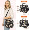 OPUX Insulated Dual Compartment Lunch Bag, Leakproof Soft Cooler Box Women Men Adult, Reusable Tote Pail Kids Boys Girls School - 3 of 4