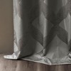 PAGED Knitted Jacquard Total Blackout Curtain for Bedroom,Window Curtain Panel with Grommet Top,Living Room Curtains Machine Washable - 4 of 4