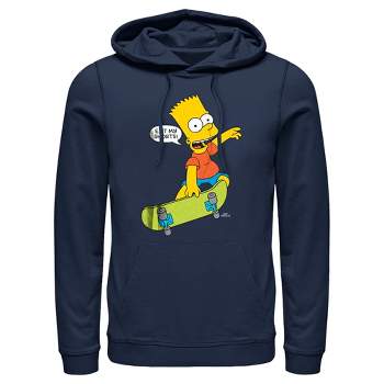 Men's The Simpsons Bart Eat My Shorts Pull Over Hoodie