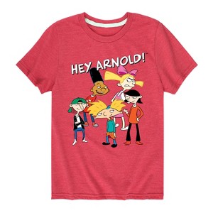 Boys' - Hey Arnold! - Group Shot Short Sleeve Graphic T-Shirt - 1 of 4