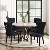 WestinTrends  Velvet Upholstered Tufted Dining Chairs (Set of 4) - 2 of 4