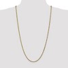 Black Bow Jewelry 2.5mm, 14k Yellow Gold, Solid Byzantine Chain Necklace - 2 of 4