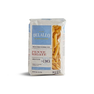 DeLallo Penne Rigate Pasta, 16 oz Bag, (7 Pack)