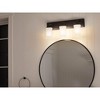 Kichler Lighting Vetivene 3 - Light Vanity in  Textured Black - 3 of 4