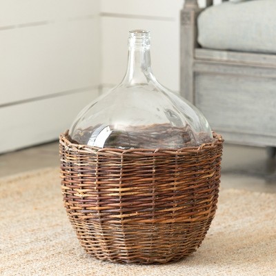 Park Hill Collection Willow Covered Cellar Bottle