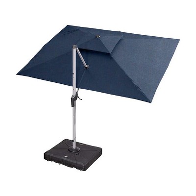 PURPLE LEAF Premium Patio Umbrella Classic SUNBRELLA Cantilever Umbrellas with Base 360 Degree Rotation for Garden Pool