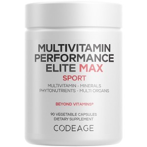 Codeage Multivitamin Recovery Elite Max Supplement - Vitamins, Essential Minerals, Antioxidants, Colostrum, Phytonutrients - 90ct - 1 of 4