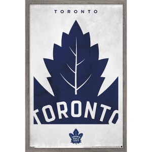Trends International NHL Toronto Maple Leafs - Logo 25 Framed Wall Poster Prints - 1 of 4