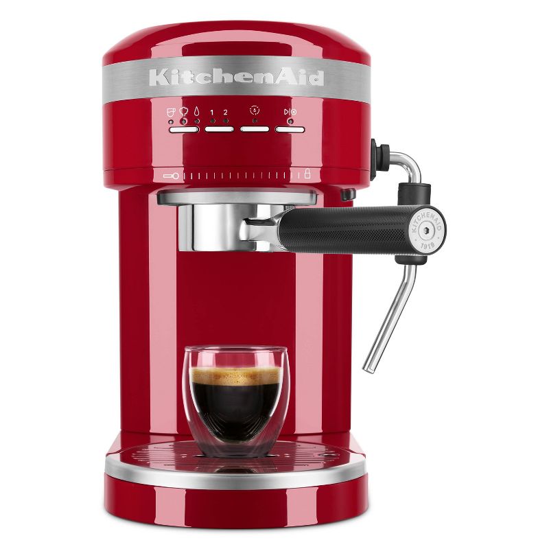 KitchenAid Semi-Automatic Espresso Machine - Empire Red, 3 of 11