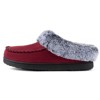 RockDove Women's Faux Fur Collar Moc Toe Slide Slipper - 2 of 4