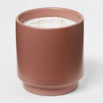 14oz Matte Ceramic Candle Red Bamboo & Apple Red - Project 62™