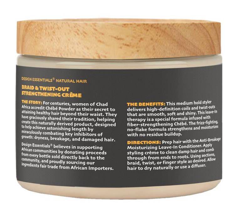 Design Essentials Chebe Braid &#38; Twist-Out Styling Hair Pomade Creme - 12oz, 3 of 8