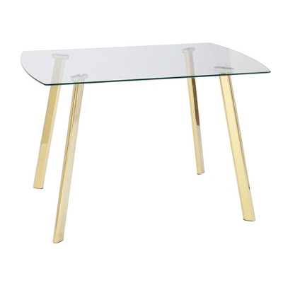 target glass dining table