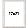 PosterPalooza | Sculpted White Picture Frame - UV Acrylic, Foam Board Backing, Hanging Hardware - 2 of 4