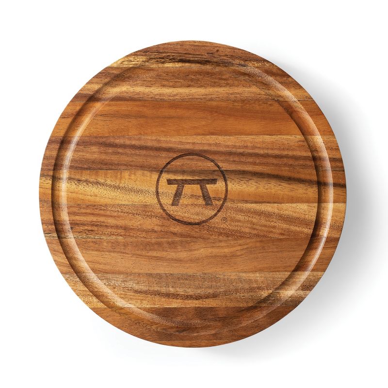 Outset | 3-in-1 Acacia Wood Salt Rimmer, Cutting Board and Storage Container, 2 of 3