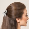 Unique Bargains Women's Rose Flower Style Metal Large Hair Clips 1 Pc - 2 of 4