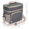 REGALWOVEN Oxford Reusable Insulated Lightweight Lunch Bags 10.6 x 7.9 x 11.8 Inches - 2 of 4