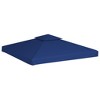 vidaXL Gazebo Canopy Dark Blue Polyester with PVC coating 9.8ft x 9.8ft - 2 of 4