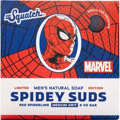 DR. SQUATCH Men's All Natural Bar Soap - Spidey Suds - 5oz