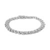 Haus of Brilliance Silver 1/3 Cttw Miracle-Set Diamond "S" Link Tennis Bracelet - 2 of 4