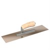 Bon Tool 66-142 Finish Trowel - Square - Golden Stainless - 14 X 5 - Wood - Short Shank - 2 of 3