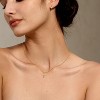 Dainty Cross Necklace for Women, 14K Gold Plated or Sterling Silver Pendant - 3 of 4