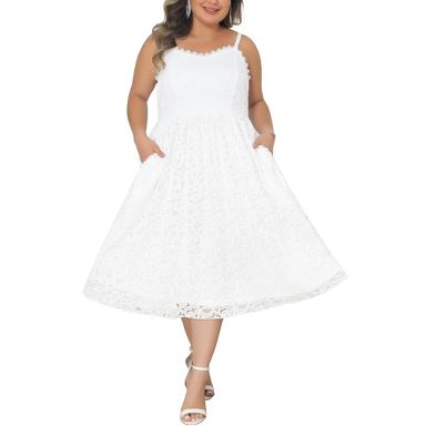 strapless open back dress La Femme Plus Size Short Jersey Off The Shoulder Dress - Red main image 0