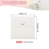 Unique Bargains Velvet Portable Earrings Bracelets Snap Button Jewelry Storage Bag 12 Pcs - 2 of 4