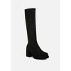 Morpin Stretch Suede Calf Boots Women - 2 of 4