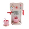 Topteng Simulation Coffee Machine, Play Kitchen Dishes Set Pretend Toy for Kid Gift, Pink - 4 of 4