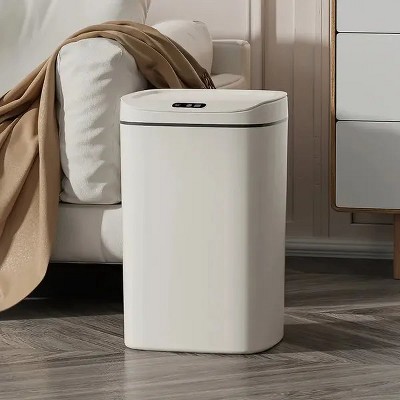 16L Smart Trash Can with Motion Sensor Lid ¨C Touchless Automatic Garbage Bin, Sealed Odor Control, Hands-Free Operation, Stylish and Durable Design