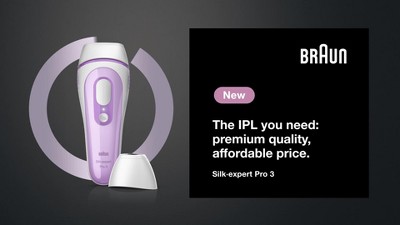 Braun Sistema de depilación IPL de larga duración para mujeres y hombres,  nuevo Silk Expert Pro 3 PL3221, uso de la cabeza a los pies, para cuerpo y