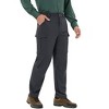 Men's Convertible Hiking Pants Zip Off Cargo to Shorts for Outdoor Travel - 3 of 4