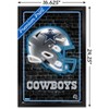 Trends International NFL Dallas Cowboys - Neon Helmet 23 Framed Wall Poster Prints - 3 of 4
