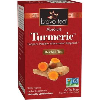 Bravo Tea Absolute Turmeric Tea - 1 Box/20 Bags