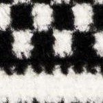 black white
