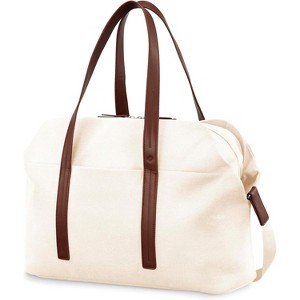 Weekender Duffel Bag with StackIt Strap, Spacious Interior with Multiple Pockets for Short Trips - 1 of 4