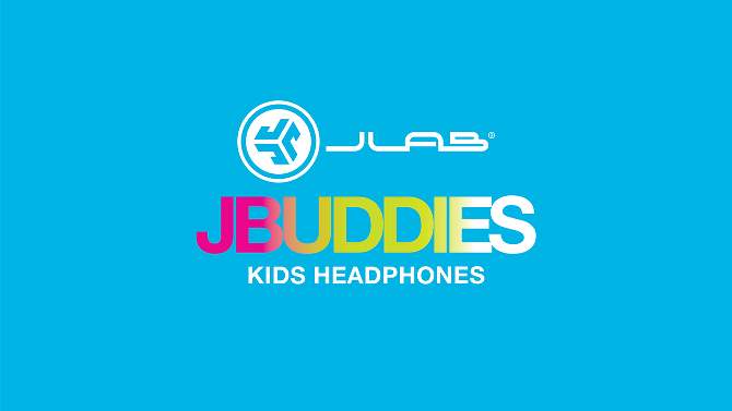 JLab JBuddies Learn Wired Kids Headphones - Gray/Blue, 2 of 12, play video