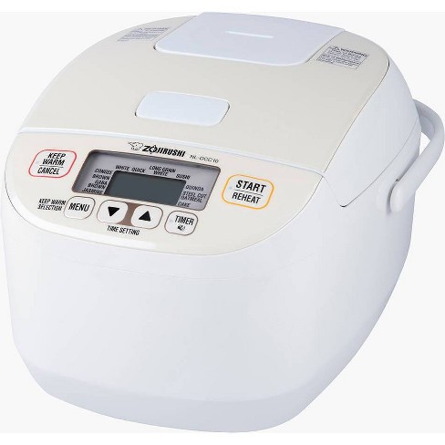 Zojirushi Black 6 Cups Rice Cooker Steamer - NHS10BA