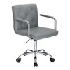 VECELO Rolling Work Chair for Home Office Desk Adjustable Height - 3 of 4