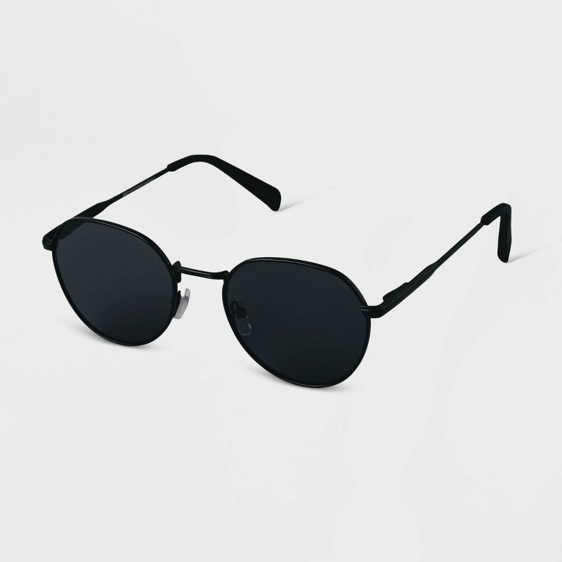 Women's Metal Round Sunglasses - A New Day™, 2 of 9