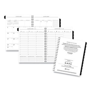 Executive Weekly/Monthly Planner Refill with 15-Minute Appointments, 11 x 8.25, White Sheets, 12-Month (Jan to Dec): 2026 - 1 of 4