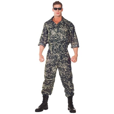 Men's Plus Size US Army Jumpsuit Costume