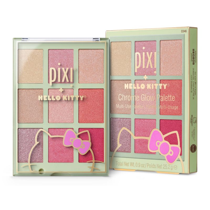 Pixi + Hello Kitty Chrome Glow Palette - 0.9oz, 1 of 22