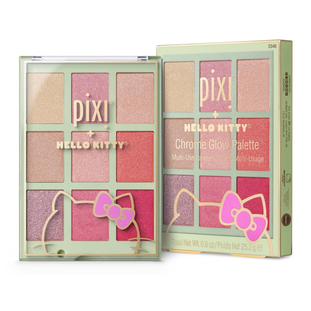 Pixi + Hello Kitty Chrome Glow Palette - 0.9oz (only one)