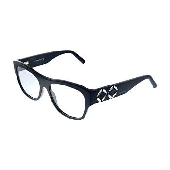Swarovski  001 Womens Square Eyeglasses Glossy Black 53mm